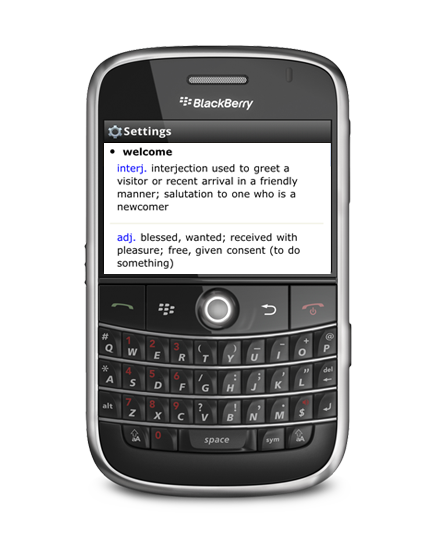 Free translator app for Blackberry